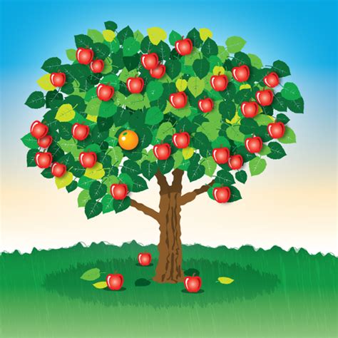 apple tree cartoon|apple tree cartoon poster.